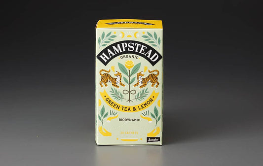 Mark T. Wendell Tea Company - Hampstead Organic Green Tea & Lemon  (20 Teabags)